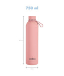 Butelka termiczna na napoje, stal nierdzewna, 750 ml, mocha